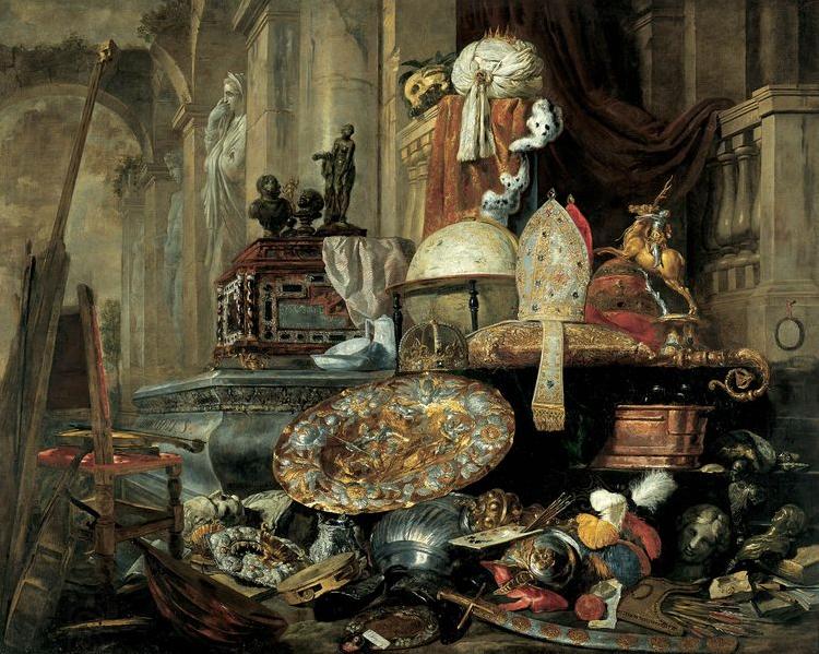 BOEL, Pieter Allegorie der Verganglichkeit der Welt oil painting picture
